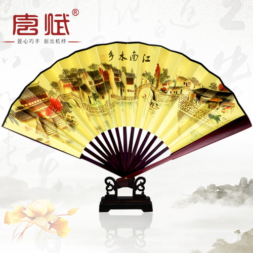 男士折扇绢扇古典一尺竹工艺特色