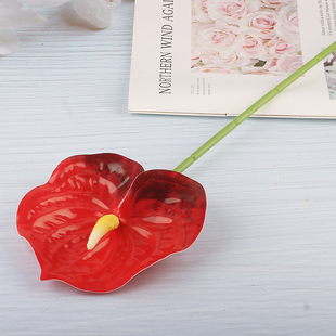 仿真花红掌假花摆设客厅餐桌装饰花花束婚庆花艺摆件高级感