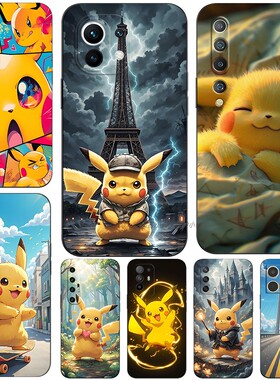 磨砂软手机壳适用小米15 14 13T1010S11 12 12X12S13PRO 皮卡丘神奇宝贝