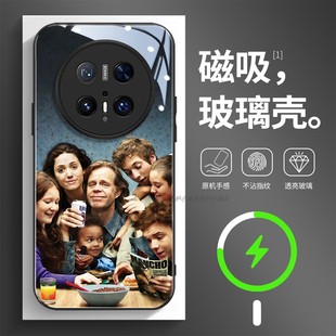 磁吸玻璃手机壳适用华为mate80pura70mate60pro max plus ultra shameless无耻之徒19
