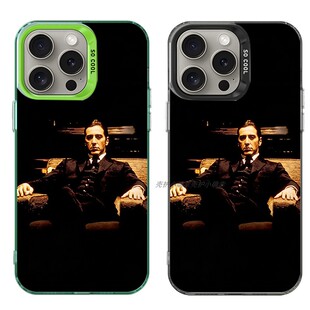 大孔硬壳手机壳适用苹果iPhone17Pro16Max13Pro15XS14XR8X7plus12SE11 father电影 教父god