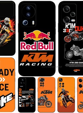 磨砂软手机壳适用红米NOTE1413K80K70K50K6012turbo11PROPLUS+至尊K40K30iUltra5G KTM摩托车