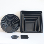 塑料花盆加厚托盘底盘垫圆形方形接水盘垫底种植底托漏水接水碟子