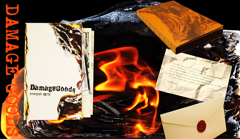 DamageGoods焚烧的笔记文艺手工记事本礼物创意书信手账本套装