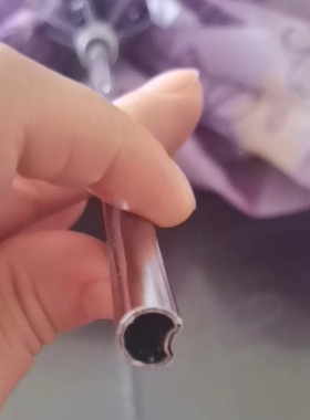 D型伸缩杆手柄DIY改造成螺纹雨伞配件把手手柄手把柄头修伞零件