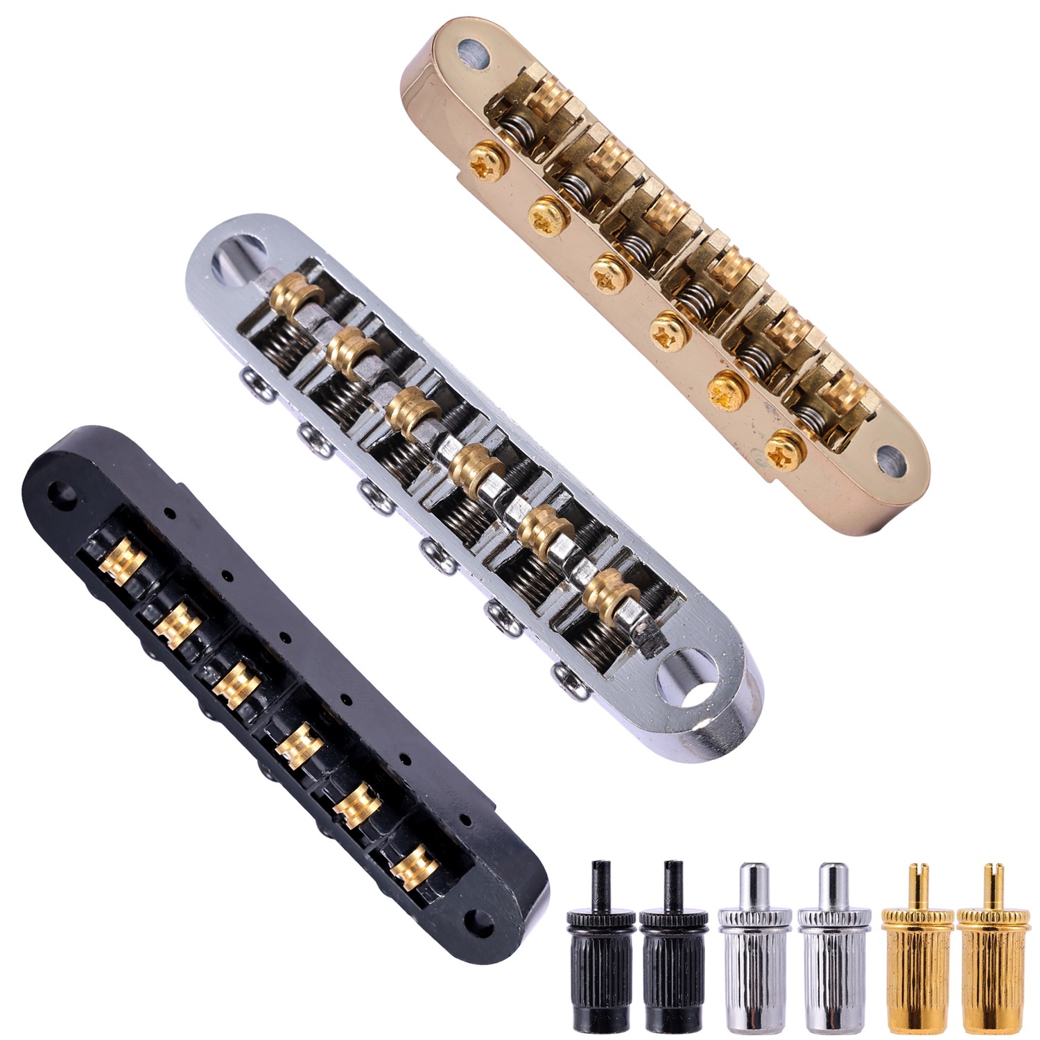 LP滚珠琴桥上弦桥滚轮码拉弦板上弦琴枕for Epiphone Les Paul