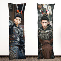 Zhang Linghe's life-sized stuffed pillow doll, human-shaped long pillow cushion, custom birthday gift, Zhu Yu Canglan Jue thumbnail 3