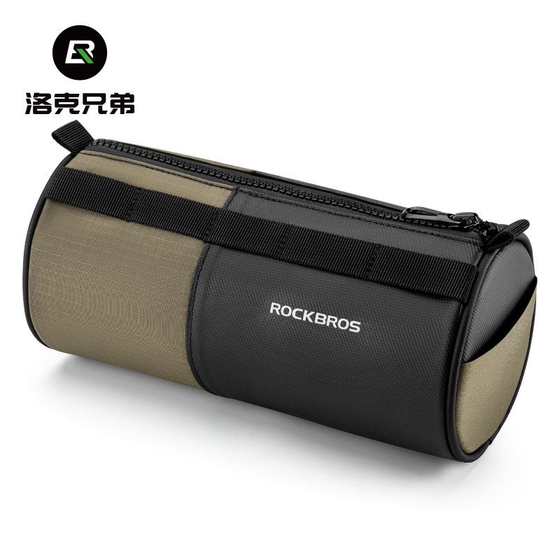 洛克兄弟自行车包公路车车头包折叠车圆筒前把包户外骑行斜挎包