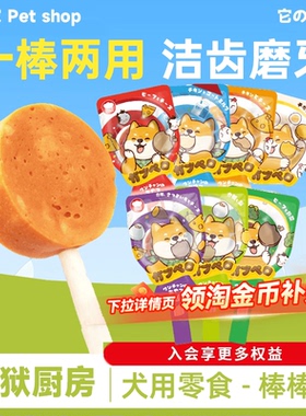 地狱厨房棒棒糖狗狗磨牙棒零食磨牙耐咬小型犬泰迪博美犬专用丽可
