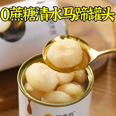 糖尿人专用零食品旗舰店血糖高无糖精清水马蹄罐老人孕妇糖友控糖