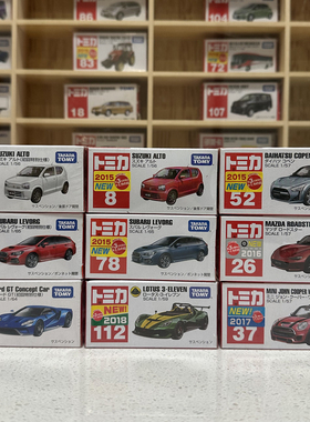 多美卡绝版迷你 cooper 斯巴鲁LEVORG铃木奥拓