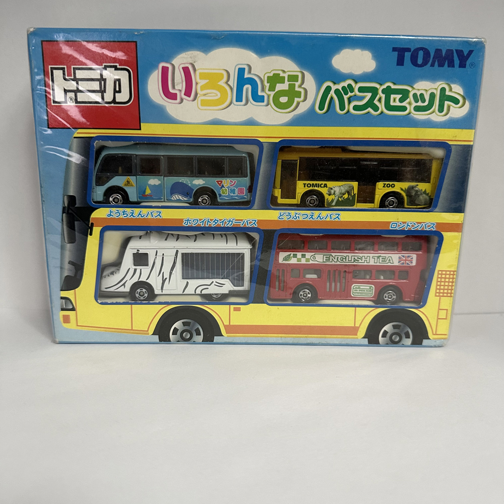 tomy稀缺巴士套装动物园巴士