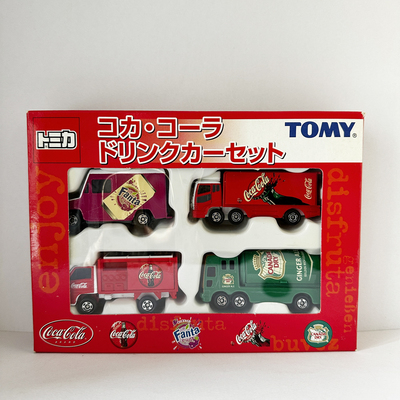tomy可口可乐套装合金车