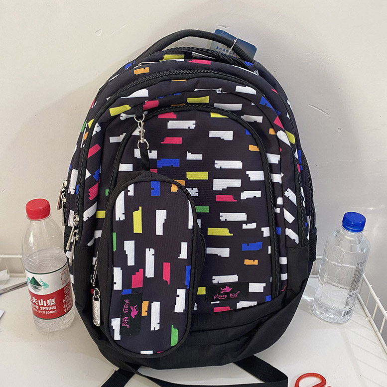 孤品子母包 glossy 外贸高段防水减负护脊 书包小学生3-5年级