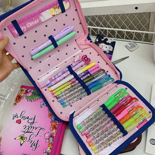 有吊牌可送人 美术多功能文具盒 外贸出口 可爱卡通儿童生日礼物