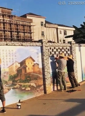 纯手工壁画太雅艺术立体画手绘