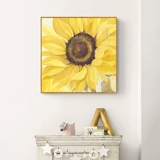 Бриллиантовая живопись 2022 Новый ресторан в гостиной xiao Qingxin подсолнечник с бриллиантовой пастой с помощью рамки с бриллиантовой вышивкой