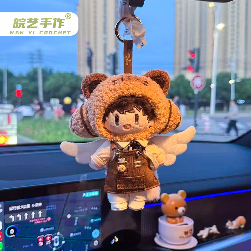 娃娃天使翅膀肩带遛娃神器娃娃固定器娃衣展示套玩偶背包展示套