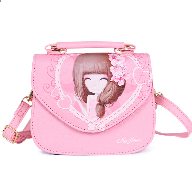 女童包包斜挎包可爱韩版花花姑娘儿童宝宝迷你小童小孩网红