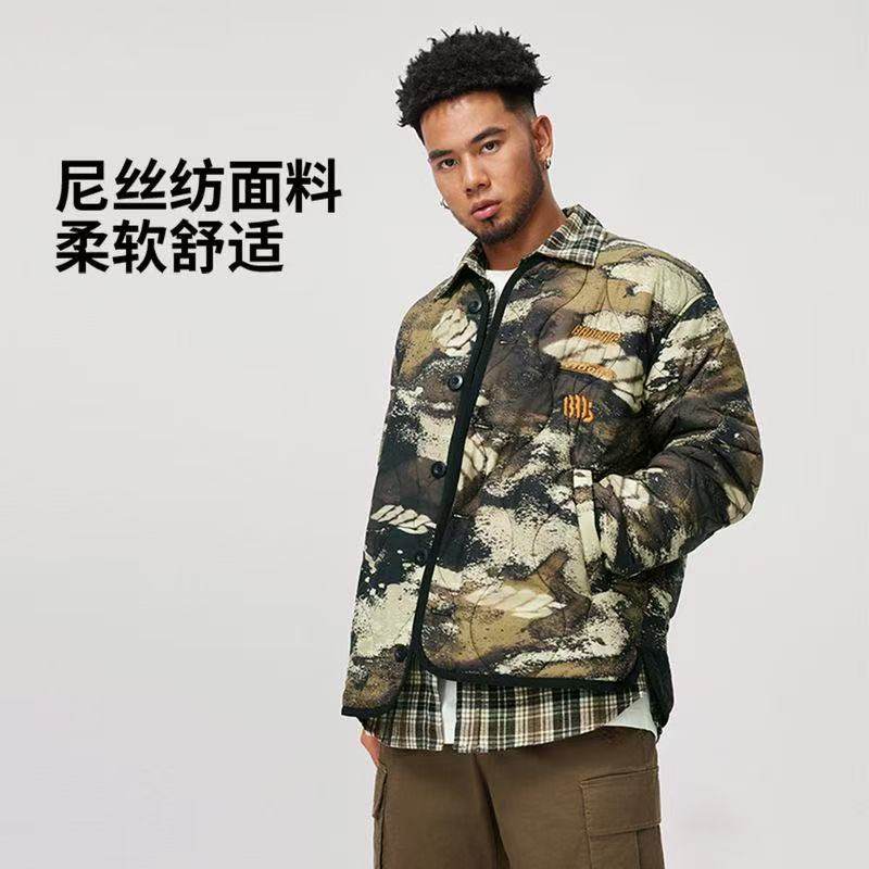 李宁反伍BADFIVE男子防泼水宽松短棉服丨AJMU085-4