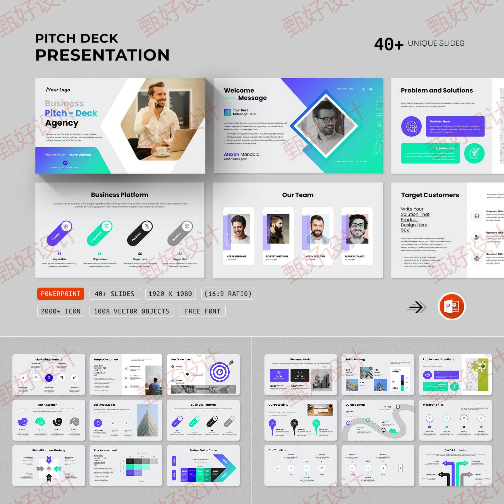 ppt模板商务工作项目投资事项管理总结流程培训品牌营销推广922