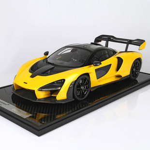 迈凯伦塞纳 McLaren BBR 树脂模型 赛车 Senna Yellow金属黄