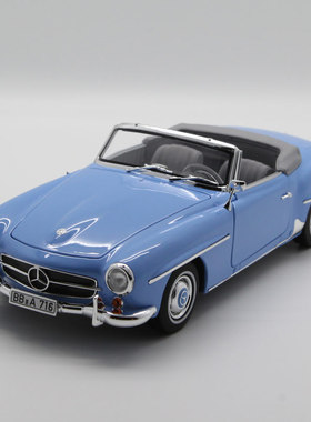 NOREV 1：18 奔驰 190 SL  1957 合金汽车模型-四门开 蓝色