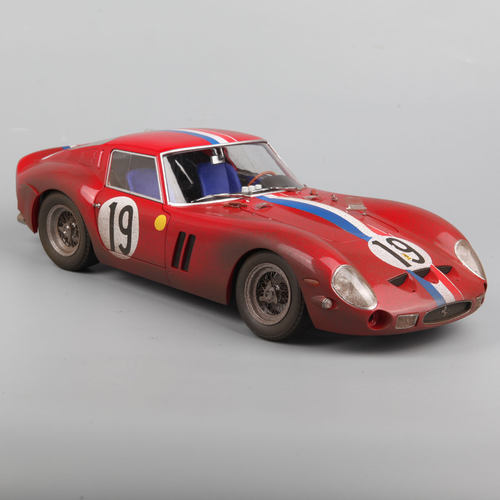 KK 1/12 法拉利 Ferrari 250 GTO 19号 红色 原做做旧款合金模型