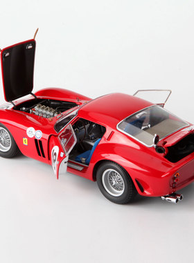 京商1/18 法拉利 Ferrari 250 GTO 1963款18号红色合金汽车模