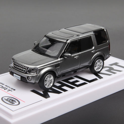 WHELART 1/64 路虎 Land Rover发现者4 合金汽车模型 银灰色