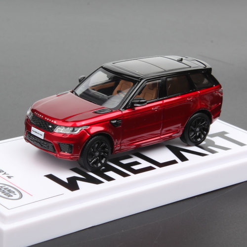 WHELART 1/64 路虎 Land Rover发现者4 合金汽车模型 红色
