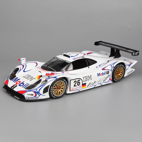 WERK83 1/12 保时捷911 GT1赛车模型Mobil1涂装收藏摆件