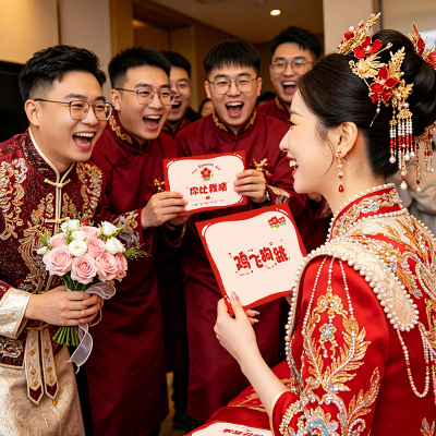 你画我猜婚礼接亲游戏