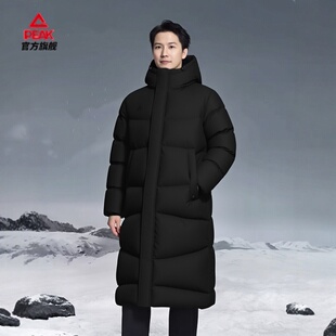 匹克PEAK长款运动休闲羽绒服男女2025年秋冬新款TF528167TF528168