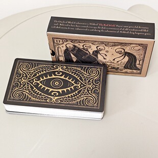 邪月黑色魔法神谕卡佩恩的Black Enchantment Oracle52张双面压纹