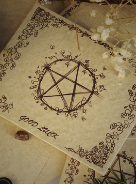 羊皮纸书写纸便利签纸空白许愿卡片明信片仪式节日贺卡parchment