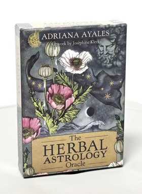 草药星象神谕卡 Herbal Astrology 55张 10.4*7.3cm 现货英文桌游