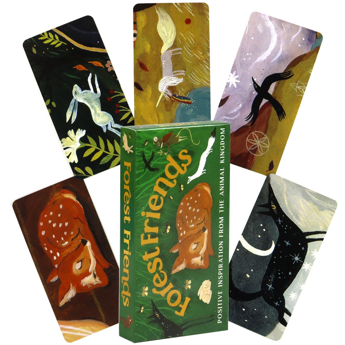 森林朋友讯息卡Forest Friends英文神谕卡高颜值艺术纸牌桌游卡牌