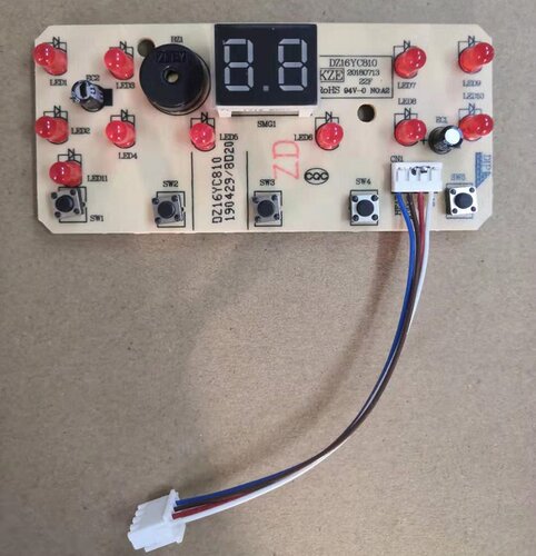 适用苏泊尔隔水电炖锅配件DZ16YC810灯板控制板按键板显示板