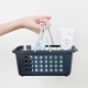 inomata日本进口手提篮沐浴洗浴篮子洗澡筐塑料镂空浴室筐小篮子