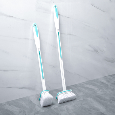 日本长柄浴室地刷瓷砖缝隙清洁刷
