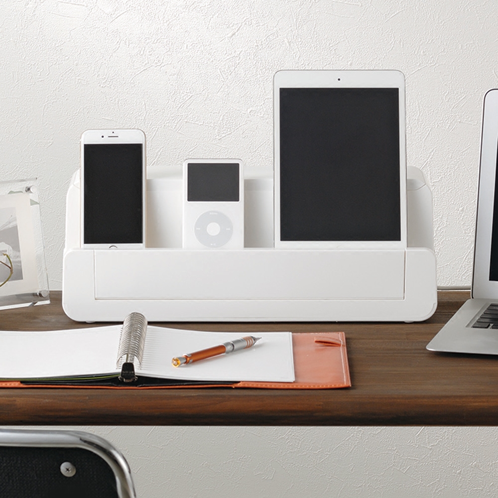 桌面日本集线手机座整理盒