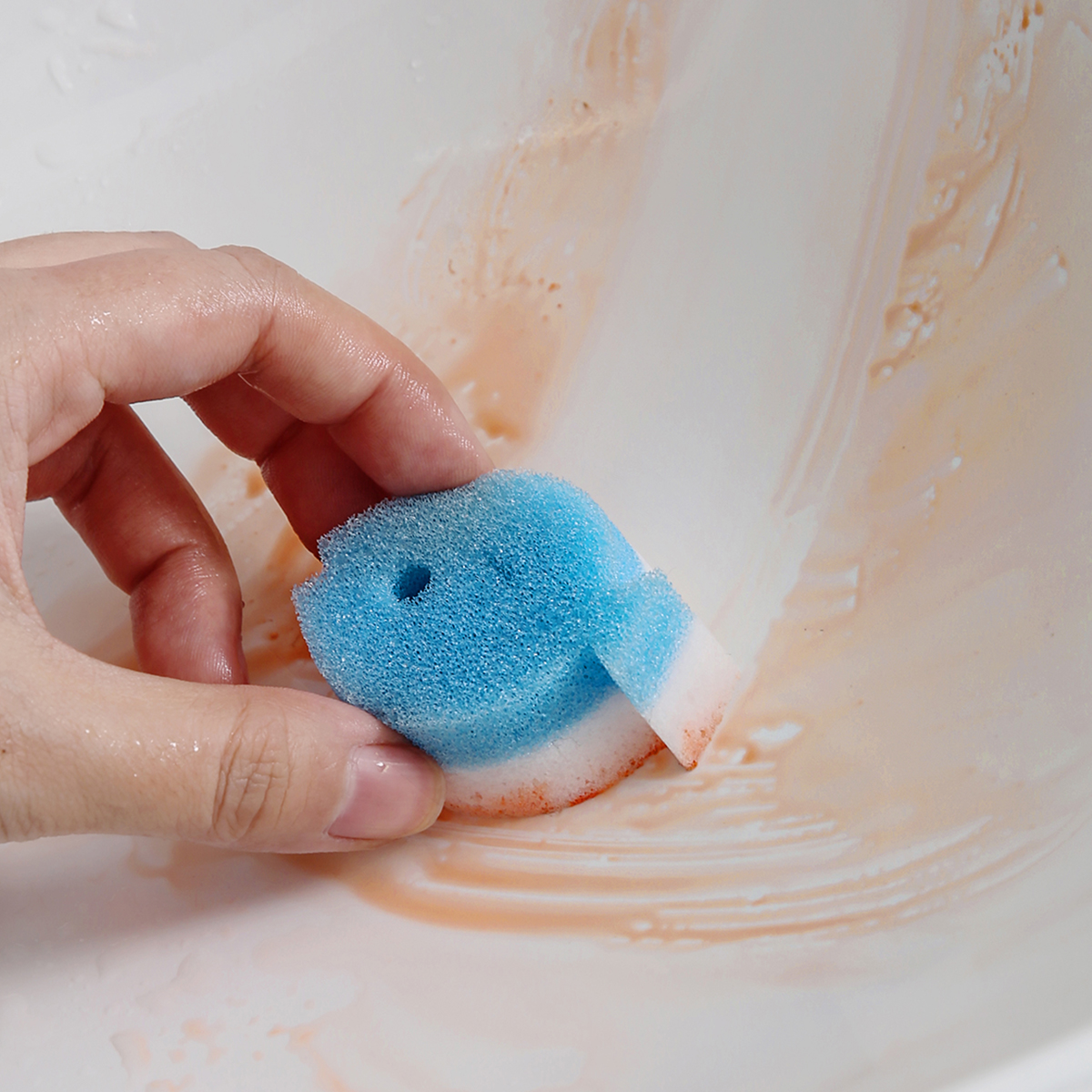 镜子擦水龙头除垢清洁海绵魔力擦