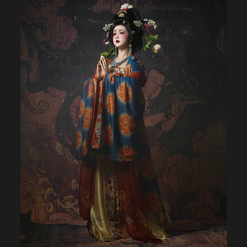 轻汉坊引路菩萨汉服女唐制复原