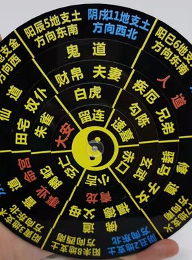 祝福中式最新款小六壬手盘罗盘