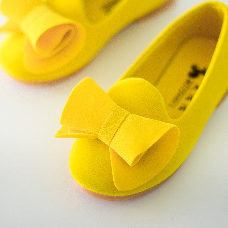 Chaussures enfants en suède ronde suture de voiture pour printemps - semelle tendon - Ref 983219 Image 5
