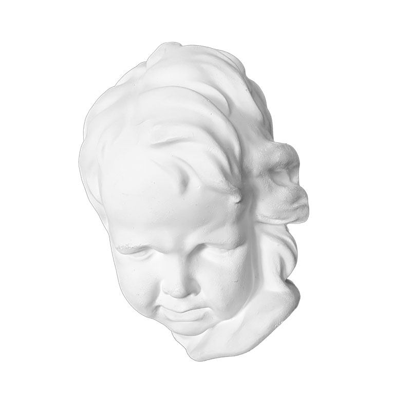 哭娃挂面石膏像人物头像胸像半身像美术用品素描静物写生摆件雕u.