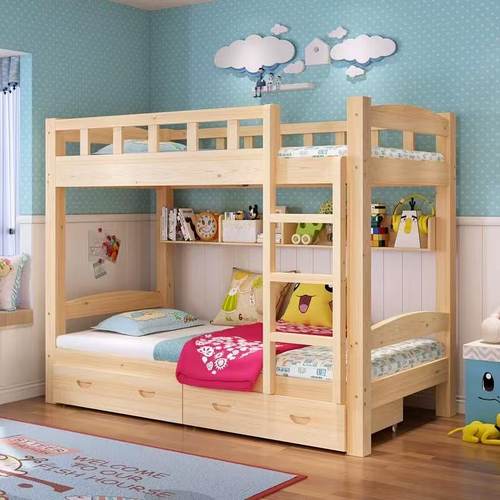 全实木双层床两层学生学生宿舍