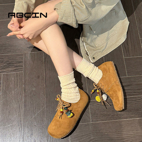 ABCIN新款小挂件勃肯鞋个性时尚休闲鞋817-12