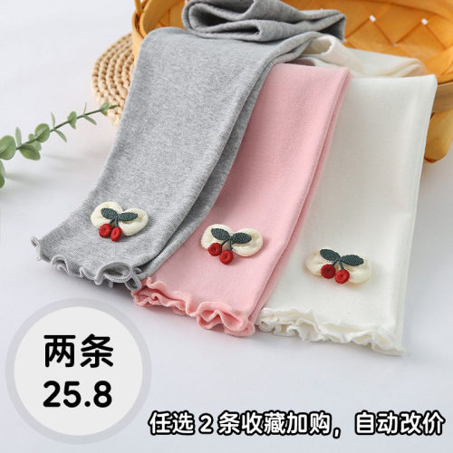 女童打底裤韩版小童薄款